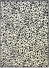 Load image into Gallery viewer, Classic Black and White Leopard Print Area Rug - Islay