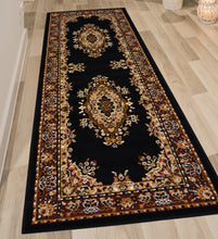 Load image into Gallery viewer, Black Traditional Berber Living Room Rug - Islay