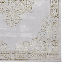 Load image into Gallery viewer, Gold Timeless Metallic Traditional Rug - Howth