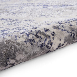 Blue Metallic Marble Rug - Howth