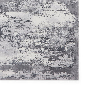 Grey Metallic Marble Rug - Howth