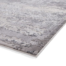 Load image into Gallery viewer, Grey Metallic Marble Rug - Howth