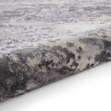 Load image into Gallery viewer, Grey Metallic Marble Rug - Howth