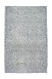 Grey 3cm Deep Microfibre Shaggy Rug - Brae