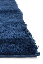 Load image into Gallery viewer, Navy 3cm Microfibre Shaggy Living Room Rug - Brae