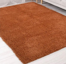 Load image into Gallery viewer, Terracotta Soft 3cm Microfibre Shaggy Rug - Brae