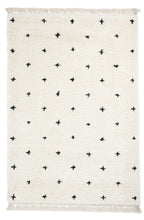 Load image into Gallery viewer, White Speckled Shaggy Bedroom Rug -  Boho