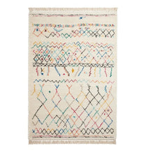 Load image into Gallery viewer, Multicoloured Tribal Designer Shaggy Rug -  Boho
