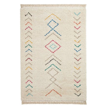 Load image into Gallery viewer, Stunning Multicoloured Aztec Shaggy Rug -  Boho