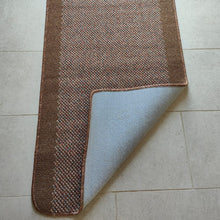 Load image into Gallery viewer, Brown Bordered Non Slip And Washable Kitchen Mats - Barrier