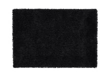 Load image into Gallery viewer, Sumptuous Black 45mm Deep Shaggy Rug - Chicago