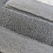 Load image into Gallery viewer, Grey Carved Bordered Living Room Rug - Mora
