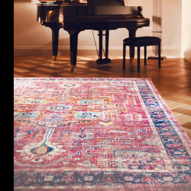 Ruby Red Luxurious Traditional Rug -  Granada