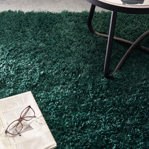 Forest Green 45mm Shaggy Rug - Chicago