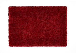 Rich Red Sumptuous 45mm Shaggy Rug - Chicago