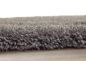 Luxurious Grey Latte 45mm Shaggy Rug - Chicago