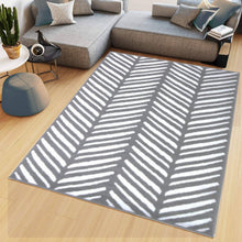 Load image into Gallery viewer, Grey Herringbone Living Room Rug - Islay
