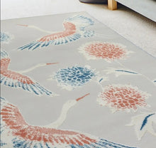 Load image into Gallery viewer, Multicoloured Bird Print Designer Area Rug - Dorsey