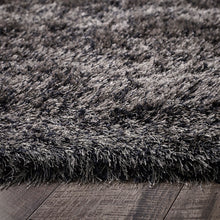 Load image into Gallery viewer, Charcoal 6cm Deep Microfibre Shaggy Rug - Ritzy
