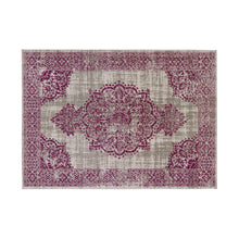 Load image into Gallery viewer, Raspberry Traditional Medallion Rug - Saville