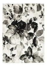 Load image into Gallery viewer, Super Soft Classic Artistic Grey Floral Rug - Watercolour