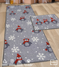 Load image into Gallery viewer, Penguin Christmas Runner &amp; Doormat Set - Deco