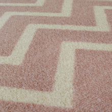 Load image into Gallery viewer, Pink Chevron Doormat and Runner Rug - Matre