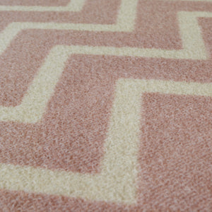 Pink Chevron Doormat and Runner Rug - Matre