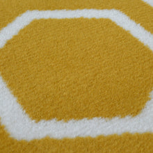 Load image into Gallery viewer, Yellow Geometric Flatweave Living Room Rug - Islay