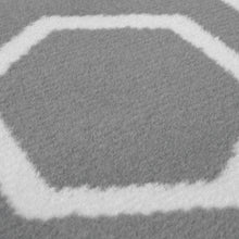 Load image into Gallery viewer, Grey Geometric Flatweave Living Room Rug - Islay