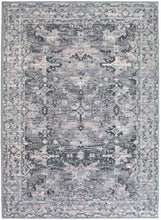 Load image into Gallery viewer, Traditional Grey Oriental Living Room Rug - Islay