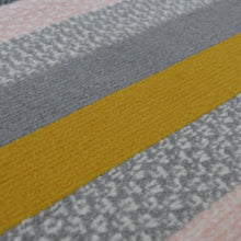 Load image into Gallery viewer, Ochre, Pink and Grey Striped Living Room Rug - Islay