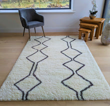 Load image into Gallery viewer, Ivory Nomad Scandi Deep Shaggy Rugs - Alaska