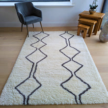 Load image into Gallery viewer, Ivory Nomad Scandi Deep Shaggy Rugs - Alaska