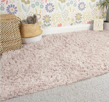 Load image into Gallery viewer, Blush Pink Fluffy High Pile Shaggy Rug - Hackney