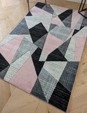 Load image into Gallery viewer, Blush Pink Abstract Hall Runner Rugs - Boston
