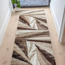 Load image into Gallery viewer, Beige Geometric Hallway Runner - Boston