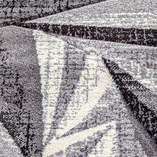 Load image into Gallery viewer, Grey Splinter Geometric Living Room Rug - Boston