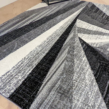 Load image into Gallery viewer, Grey Splinter Geometric Living Room Rug - Boston