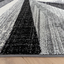 Load image into Gallery viewer, Grey Splinter Geometric Living Room Rug - Boston