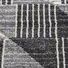 Load image into Gallery viewer, Grey Triangles Living Room Rug - Boston