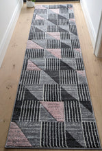 Load image into Gallery viewer, Blush Pink Triangles Rug - Boston