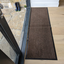 Load image into Gallery viewer, Brown Non Slip And Washable Door Mat - Barrier