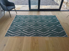 Load image into Gallery viewer, Green Reversible Moroccan Trellis Outdoor Rug - Capri