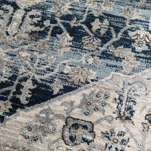Load image into Gallery viewer, Distressed Blue Vintage Flatweave Living Room Rug - Denver