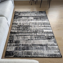 Load image into Gallery viewer, Vintage Grey Scandi Flatweave Living Room Rug - Denver