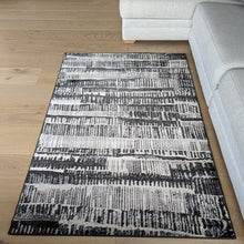 Load image into Gallery viewer, Vintage Grey Scandi Flatweave Living Room Rug - Denver