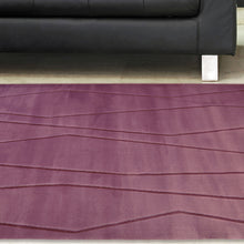 Load image into Gallery viewer, Pink Glamourous Carved Living Room Rug - Mora