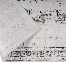 Load image into Gallery viewer, Navy Distressed Traditional Medallion Area Rug - Monalisa