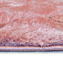 Load image into Gallery viewer, Pink Carved Washable Shaggy Rug - Kasta